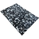 Ver imagem 2 de Tapete de couro preto branco malhado 1,00x1,50 s/b pç 3x9cm