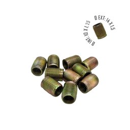 Rosca Postiça Bucha Roscada - M8 Ao M12 - 30 Peças - 5