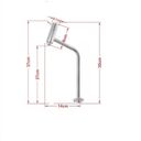 Ver imagem 3 de Kit Cuba de Vidro + Torneira para Lavatório Oval Chanfrada 36cm