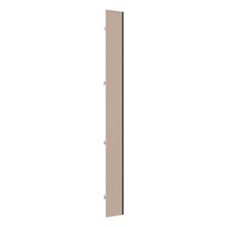 Porta para Closet Individual 25cm com Puxador Perfil Inox Luciane Móveis - 1