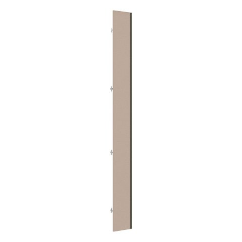 Porta para Closet Individual 25cm com Puxador Perfil Inox Luciane Móveis