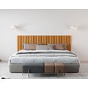 Ver imagem 1 de Cabeceira Ripada Maracá King 215cm MDF/MDP Bege