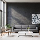 Ver imagem 2 de Revestimento de Pedra Natural Genebra Fléxivel 0,3cm de Espessura 60x60cm Ydecory Preto