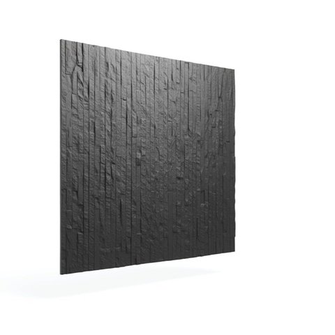 Revestimento de Pedra Natural Genebra Fléxivel 0,3cm de Espessura 60x60cm Ydecory Preto