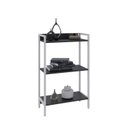 Ver imagem 2 de Estante de Livros Industrial 60CMX104CM 3 Prateleiras Active Yescasa Preto