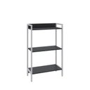 Ver imagem 3 de Estante de Livros Industrial 60CMX104CM 3 Prateleiras Active Yescasa Preto