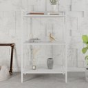 Ver imagem 1 de Estante de Livros Industrial 60CMX104CM 3 Prateleiras Active Yescasa Branco/Snow