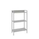 Ver imagem 3 de Estante de Livros Industrial 60CMX104CM 3 Prateleiras Active Yescasa Branco/Snow