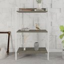 Ver imagem 1 de Estante de Livros Industrial 60CMX104CM 3 Prateleiras Active Yescasa Marrom