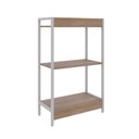 Ver imagem 6 de Estante de Livros Industrial 60CMX104CM 3 Prateleiras Active Yescasa Marrom
