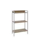 Ver imagem 3 de Estante de Livros Industrial 60CMX104CM 3 Prateleiras Active Yescasa Marrom