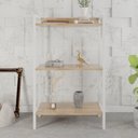 Ver imagem 1 de Estante de Livros Industrial 60CMX104CM 3 Prateleiras Active Yescasa Marrom