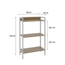 Ver imagem 4 de Estante para Livros Industrial 3 Prateleiras 104cmx60cm Active Yescasa