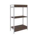 Ver imagem 6 de Estante de Livros Industrial 60CMX104CM 3 Prateleiras Active Yescasa Marrom
