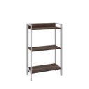 Ver imagem 3 de Estante de Livros Industrial 60CMX104CM 3 Prateleiras Active Yescasa Marrom