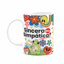 Ver imagem 1 de Caneca Divertida Vibes - Simpática ou Sincera?