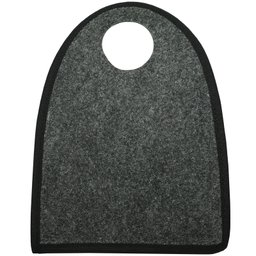 Lixeira Lixinho Automotiva Carro Carpete Logo Bordado para Câmbio Grafite - 4