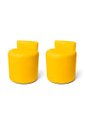 Ver imagem 1 de Kit 2 Puff'S Banqueta Alto Confortável Reforçado Minimalista Roma Corino