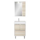 Ver imagem 5 de Gabinete de Banheiro com Cuba e Espelheira com Led 59cm Multimóveis Cr10130 Branco/legno Crema