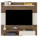 Ver imagem 1 de Painel Suspenso para Tv 55 Pol 135 Cm Pinho Off White Arly