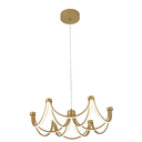 Ver imagem 1 de Pendente Moderno Umbrella Dourado 58ccm Led 48w 4000k Bivolt