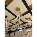 Ver imagem 3 de Pendente Moderno Umbrella Dourado 58ccm Led 48w 4000k Bivolt