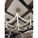 Ver imagem 2 de Pendente Moderno Umbrella Dourado 58ccm Led 48w 4000k Bivolt