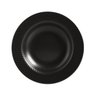 Conjunto com 6 Pratos Fundo Preto Acetinado Ø25cm Alleanza Cerâmica - 1