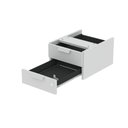 Ver imagem 6 de Gaveteiro Aéreo GA02G P15 Moderno 2 Gavetas MDP com Trava Cinza Pandin Móveis 29.5cm