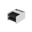 Ver imagem 4 de Gaveteiro Aéreo GA02G P15 Moderno 2 Gavetas MDP com Trava Cinza Pandin Móveis 29.5cm