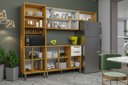 Ver imagem 2 de Cozinha Completa 4 Peças 10 Portas - Anne-cinamomo - Chf Móveis