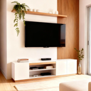 Ver imagem 1 de Rack Canadá com Rodapé 180cm para TV 75" Byhouse