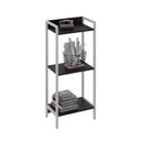 Ver imagem 2 de Estante de Livros Industrial 45CMX104CM 3 Prateleiras Active Yescasa Preto
