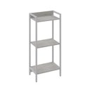 Ver imagem 3 de Estante de Livros Industrial 45CMX104CM 3 Prateleiras Active Yescasa Branco/Snow