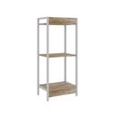 Ver imagem 6 de Estante de Livros Industrial 45CMX104CM 3 Prateleiras Active Yescasa Marrom