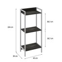 Ver imagem 4 de Estante para Livros Industrial 3 Prateleiras 104cmx45cm Active Yescasa