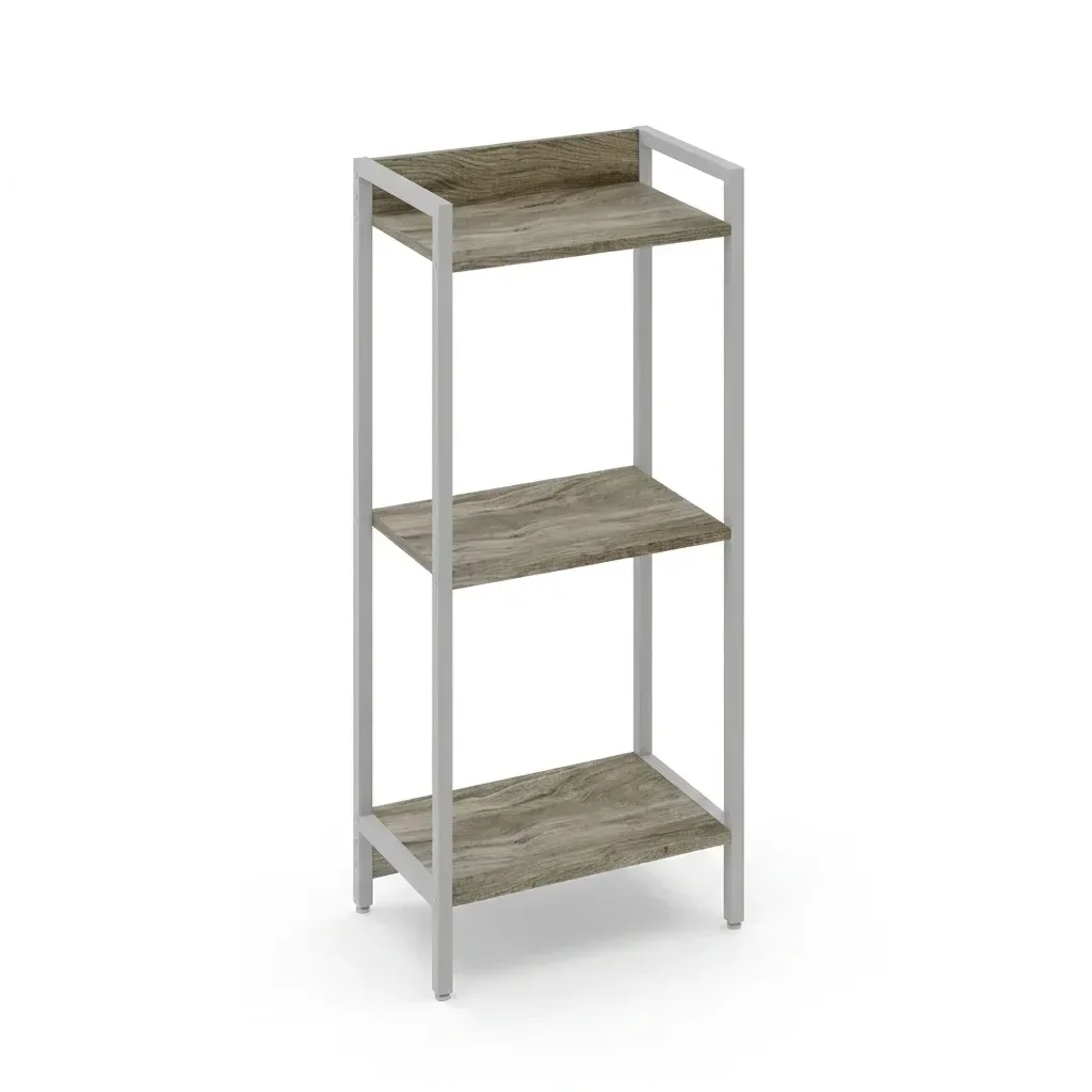 Ver imagem 2 de Estante de Livros Industrial 45cmx104cm 3 Prateleiras Active YesCasa
