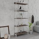 Ver imagem 7 de Estante para Livros Industrial Aço Multiuso 5 Prateleiras 187cmx80cm Active Yescasa