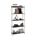 Ver imagem 2 de Estante de Livros Industrial 80CMX187CM Multiuso 5 Prateleiras Active Yescasa Marrom