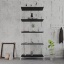 Ver imagem 1 de Estante para Livros Industrial Aço Multiuso 5 Prateleiras 187cmx80cm Active Yescasa