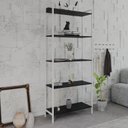 Ver imagem 7 de Estante para Livros Industrial Aço Multiuso 5 Prateleiras 187cmx80cm Active Yescasa