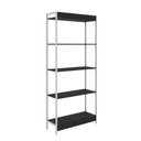 Ver imagem 6 de Estante de Livros Industrial 80CMX187CM Multiuso 5 Prateleiras Active Yescasa Preto