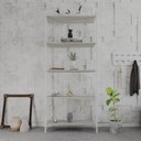 Ver imagem 1 de Estante para Livros Industrial Aço Multiuso 5 Prateleiras 187cmx80cm Active Yescasa