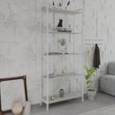 Ver imagem 7 de Estante para Livros Industrial Aço Multiuso 5 Prateleiras 187cmx80cm Active Yescasa