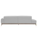 Ver imagem 6 de Sofá Living Unne 3 Lugares 210cm Terminal Direito Bouclé Cinza Claro - Nexta Casa