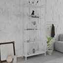 Ver imagem 7 de Estante para Livros Industrial Aço Multiuso 5 Prateleiras 187cmx80cm Active Yescasa