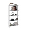 Ver imagem 2 de Estante de Livros Industrial 80CMX187CM Multiuso 5 Prateleiras Active Yescasa Branco/Chess