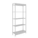 Ver imagem 6 de Estante de Livros Industrial 80CMX187CM Multiuso 5 Prateleiras Active Yescasa Branco/Chess