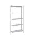 Ver imagem 3 de Estante de Livros Industrial 80CMX187CM Multiuso 5 Prateleiras Active Yescasa Branco/Chess
