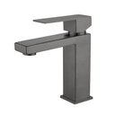 Ver imagem 1 de Torneira Monocomando Lavabo Banheiro Bica Baixa Santorini Cinza Demima